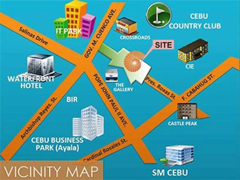 Condo Near Ayala Cebu City W Wifi Balcony מראה חיצוני תמונה