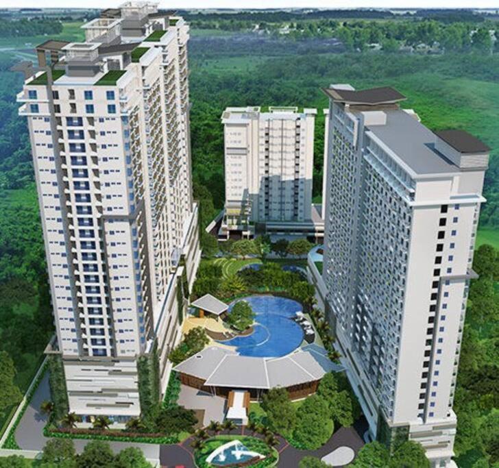 Condo Near Ayala Cebu City W Wifi Balcony מראה חיצוני תמונה